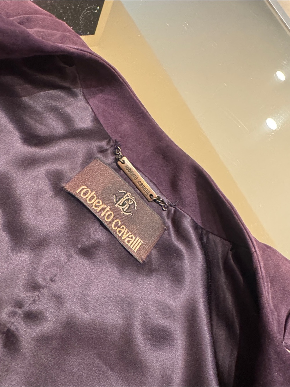 Roberto Cavalli Vintage Suede Jewel Tone Leather Jacket - Picture 14 of 17
